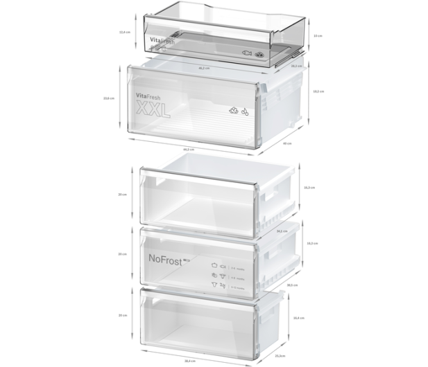 Bosch KGN39VXCT - 1323594 - zdjęcie 10